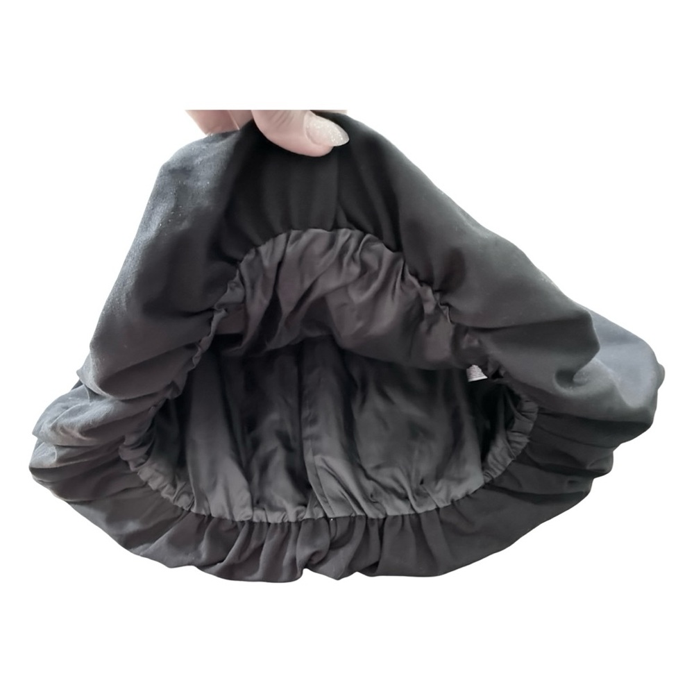Chic Off-Shoulder Black Mini Dress - Picture 6 of 9